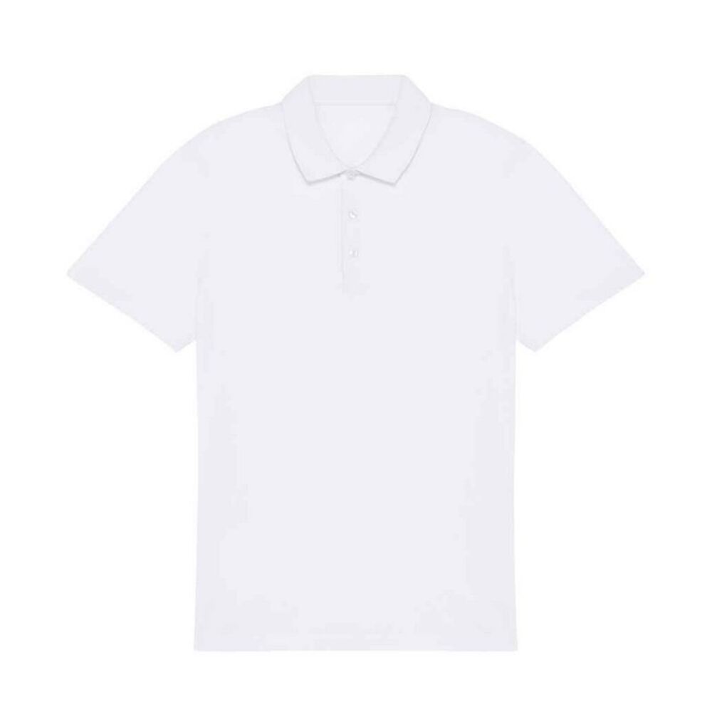 Native Spirit Mens Jersey Polo Shirt / White